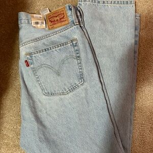 Levi's Sky Blue Straight Leg Jeans 501 SIZE 31 LENGTH 30